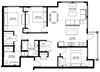 3 Bedroom Floor Plan